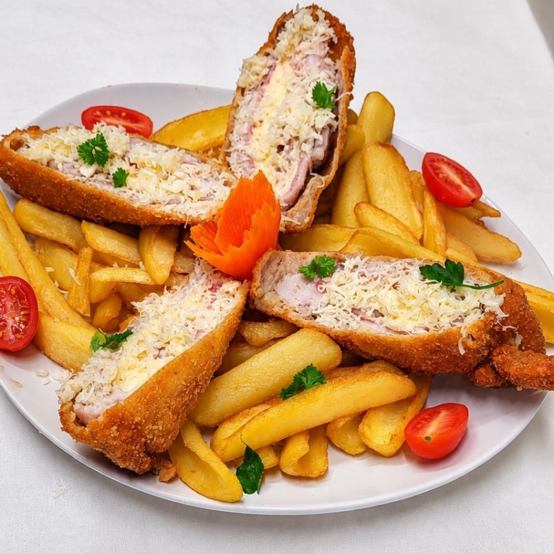 7. Cordon Bleu sertéskaraj